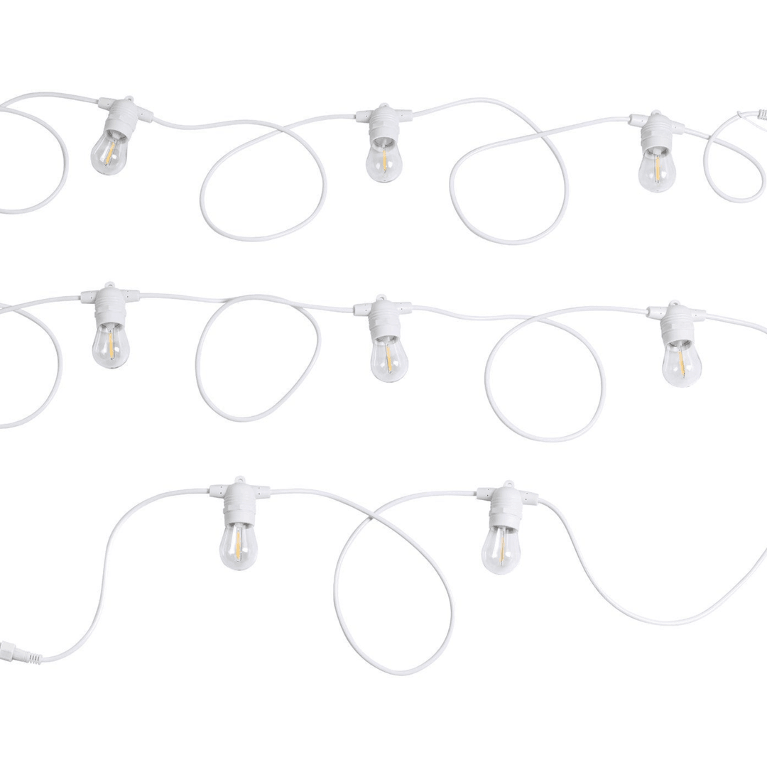 White Eglo Warm White DIY Outdoor Festoon Lights (E27)