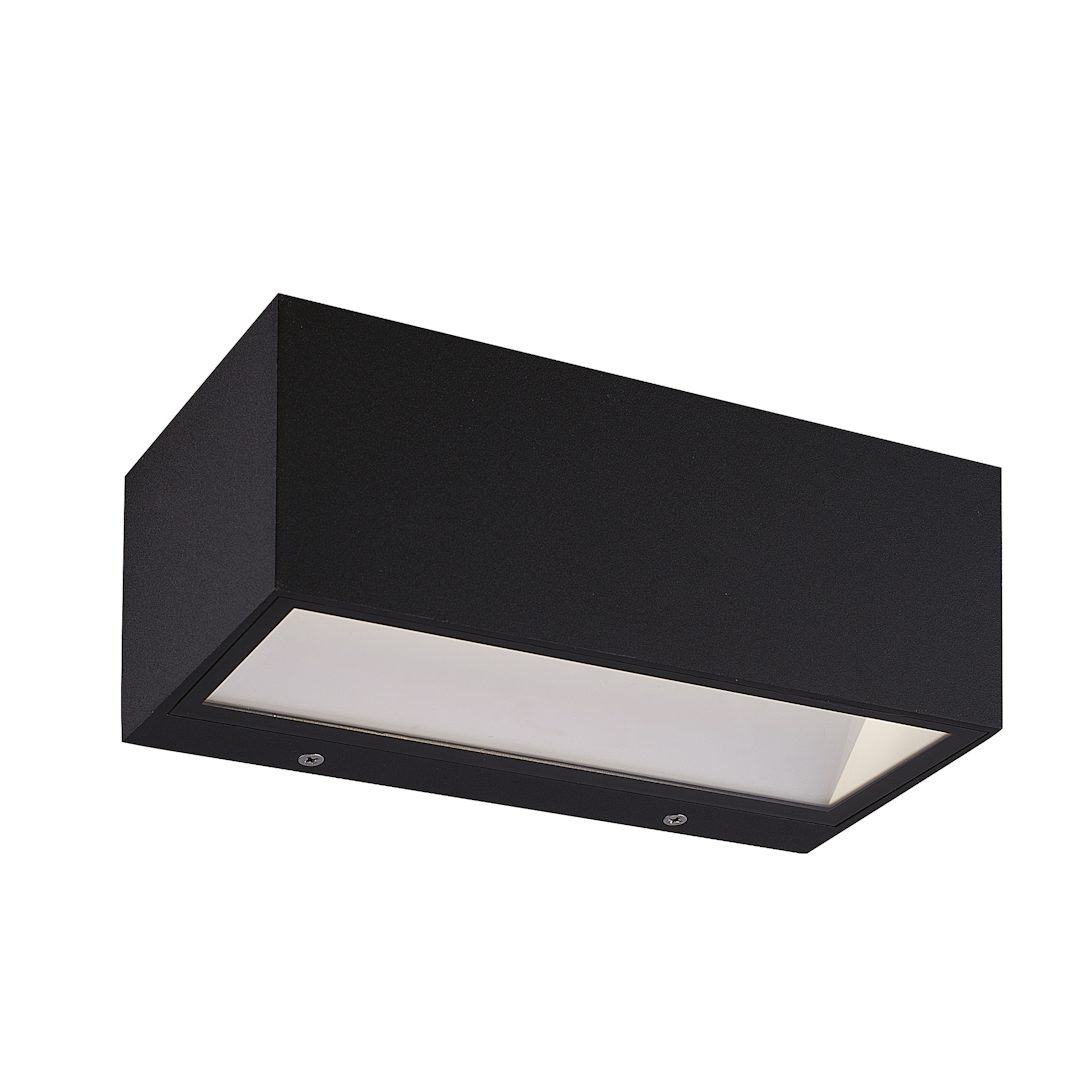 Black Martec Delta LED 18W CCT Exterior Up/Down Wall Light IP54