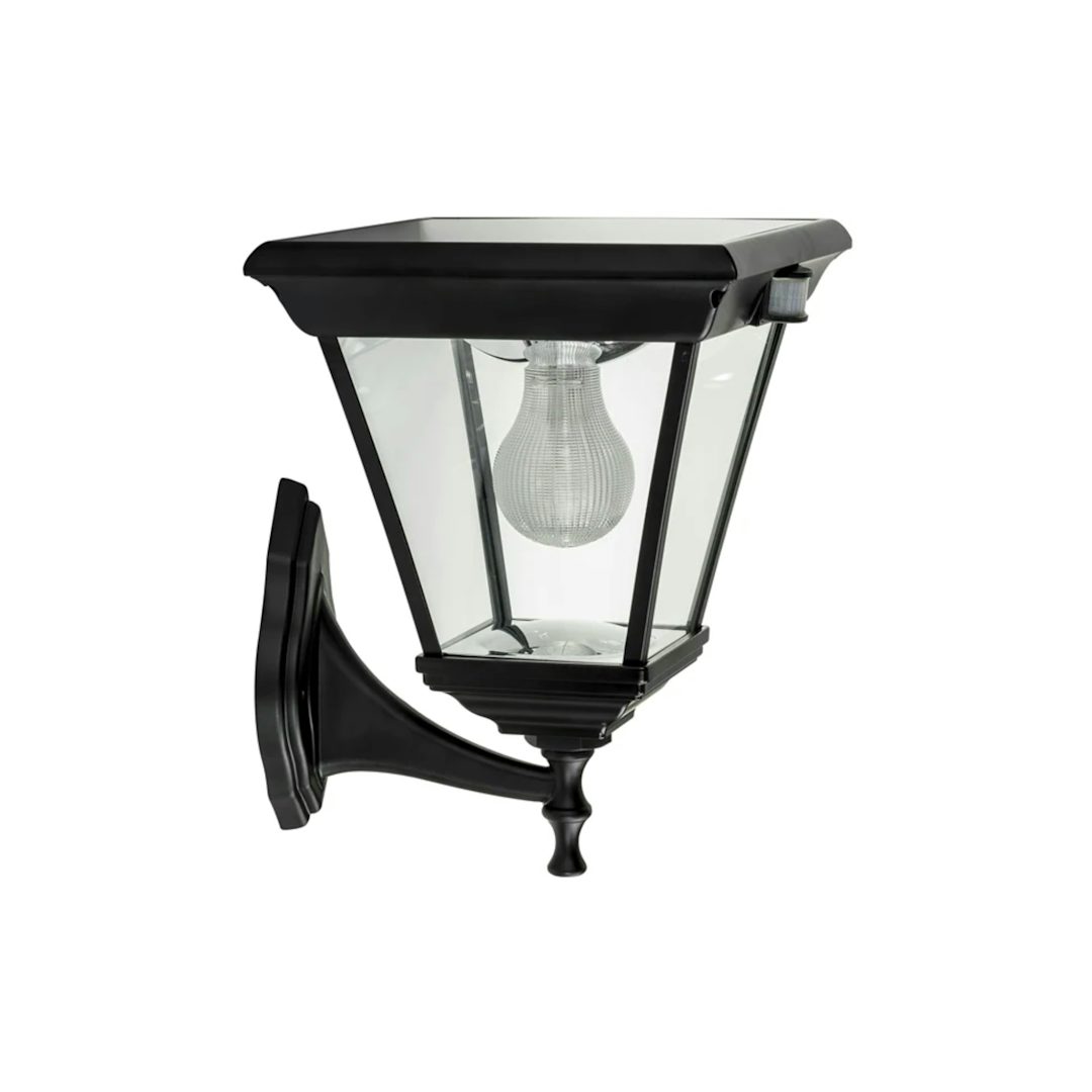 Straight Solar Lighting Direct Traditional Flat-Top Solar LED Wall Light with Motion Sensor