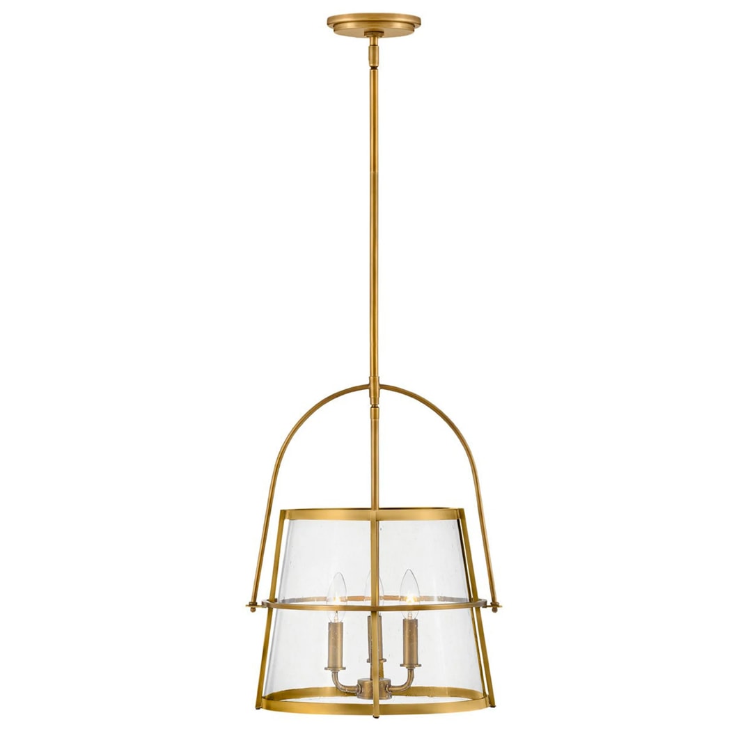 Heritage Brass Hinkley Tournon 3 Light Glass Pendant (E12)