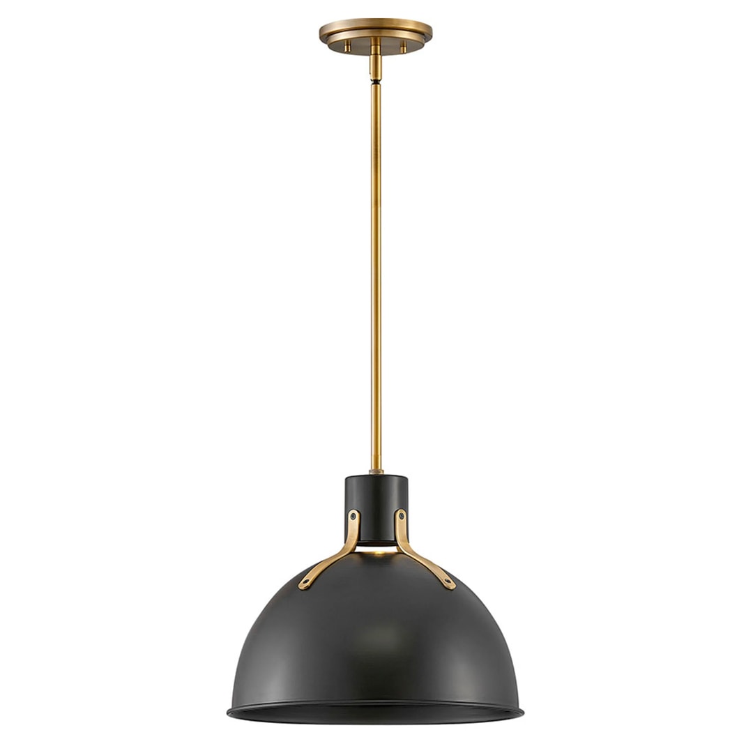 Satin Black Hinkley Argo Retro Pendant Light (GU10)