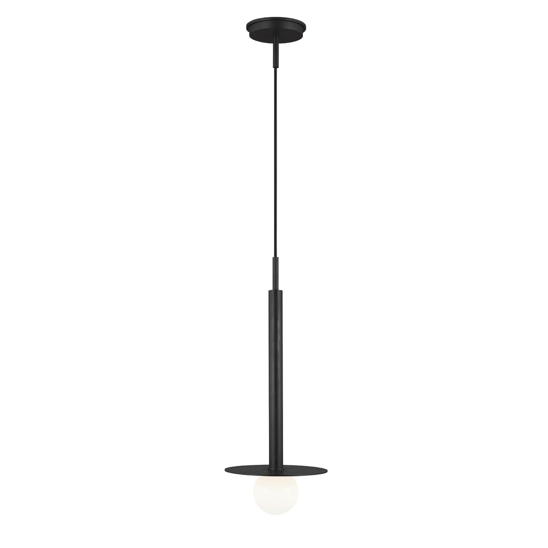 Black Kelly Wearstler Nodes 1 Light Medium Pendant by Visual Comfort Studio