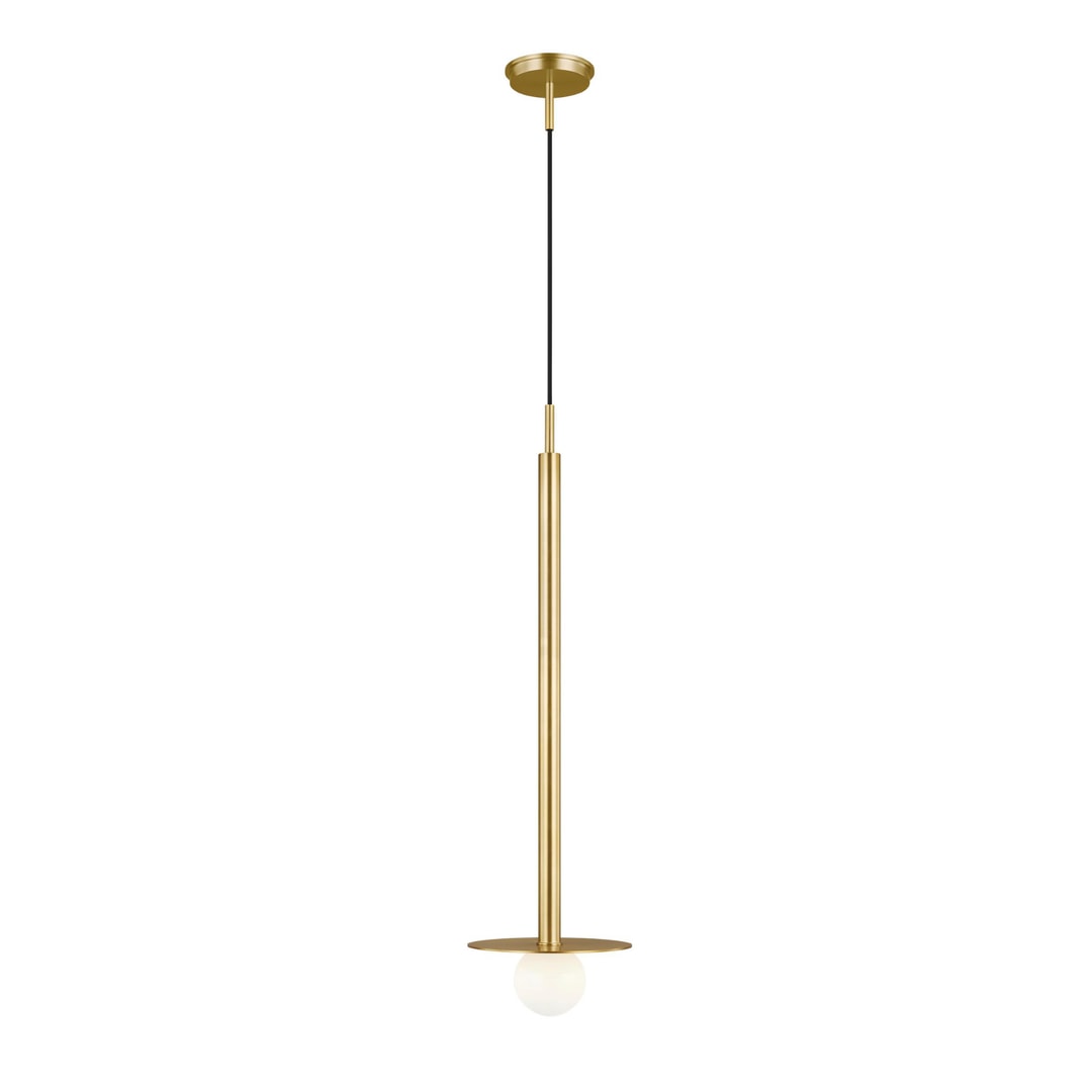 Burnished Brass Kelly Wearstler Nodes 1 Light Large Pendant by Visual Comfort Studio