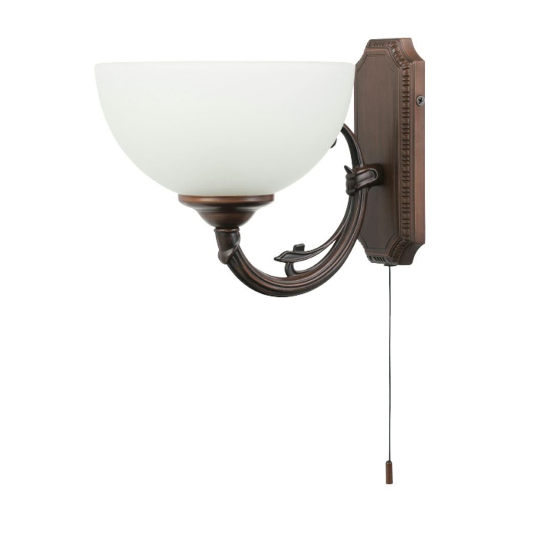 1 Light Eglo Savoy Antique Wall Light (E14)